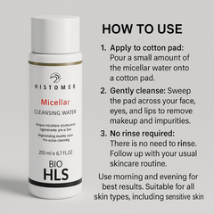 BIO HLS Micellar Cleansing Water – 200ml | Refreshing Makeup Remover & Skin Purifier
