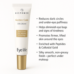Histomer Eye Life Golden Code Eye Cream – Dark Circle & Puffiness Treatment