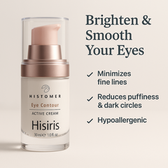 Histomer Hisiris Eye Contour Cream for reducing puffiness and dark circles