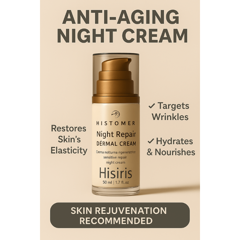 Hisiris Night Repair Dermal Cream | Night Repair Cream - E11 Store