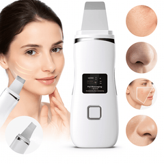 Ultrasonic Skin Scrubber – Deep Facial Cleansing & Exfoliation Tool - E11 Store
