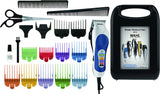 Wahl Colour Pro Cordless Clipper Kit, Soft Hairbrush Neck Duster, 12 Colour Coded Guide Combs, Hair Clippers for Men, Head Shaver, Men's Hair Clippers, Easy Home Haircutting, Family Haircuts, White 79300 - 1616 - E11 Store
