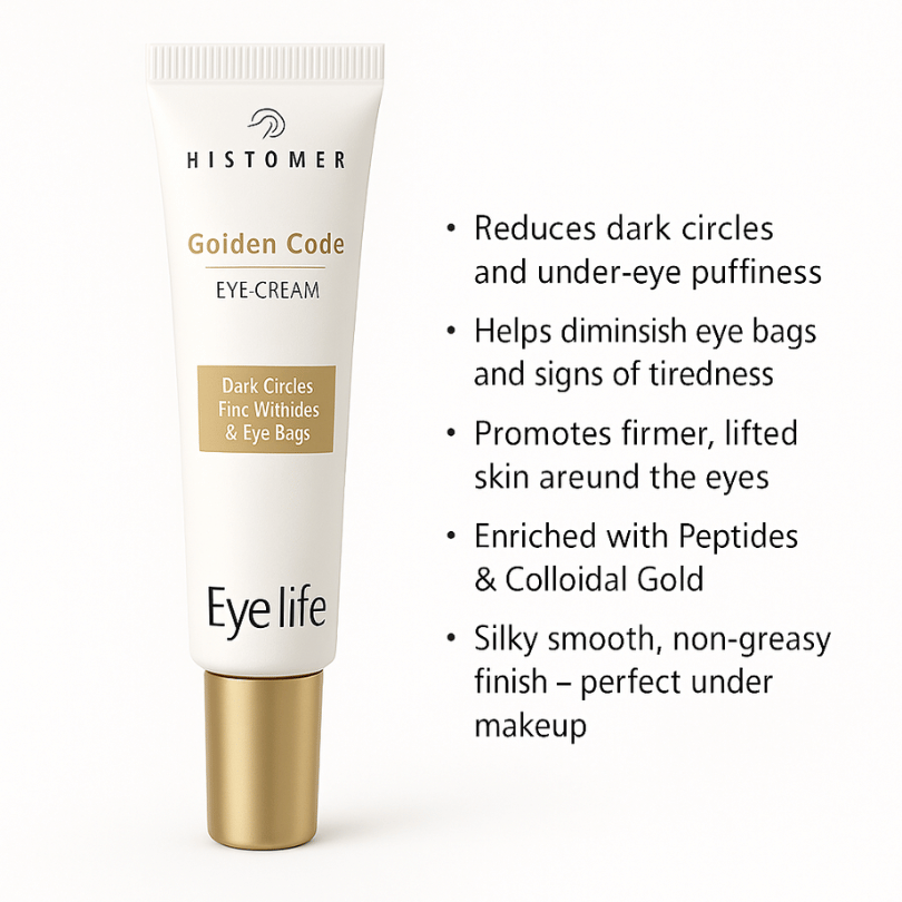 Histomer Eye Life Golden Code Eye Cream – Dark Circle & Puffiness Treatment