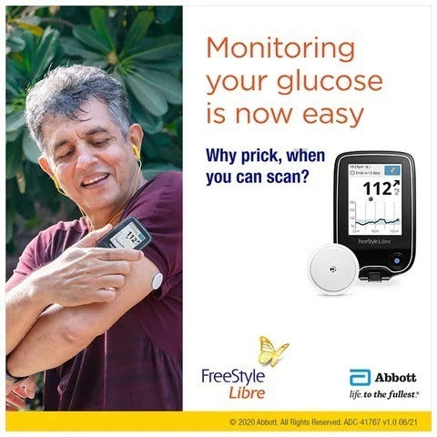 Abbott FreeStyle Libre Sensor and Reader for glucose monitoring – available in UAE at E11 Store