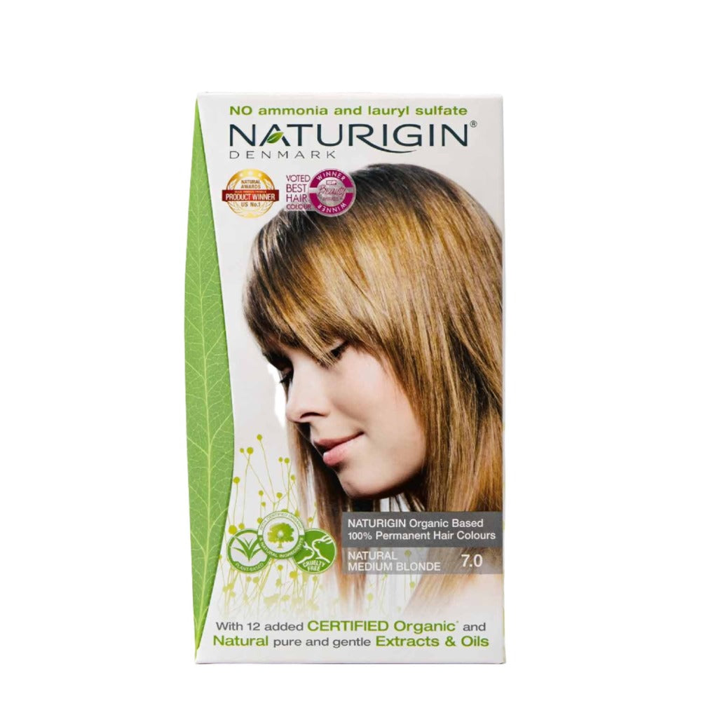 NATURIGIN Natural Medium Blonde 7.0 Hair Color, E11 Store