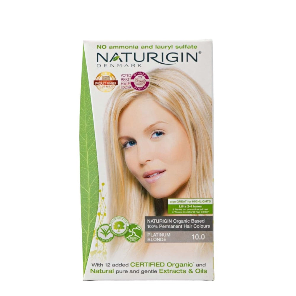 NATURIGIN Platinum Blonde 10.0 Hair Color, E11 Store