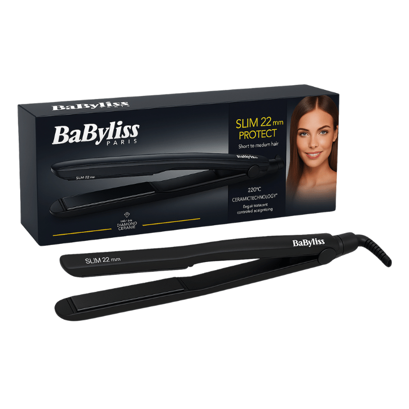 BaByliss ST325SDE Slim Hair Straightener with 22mm diamond ceramic plates