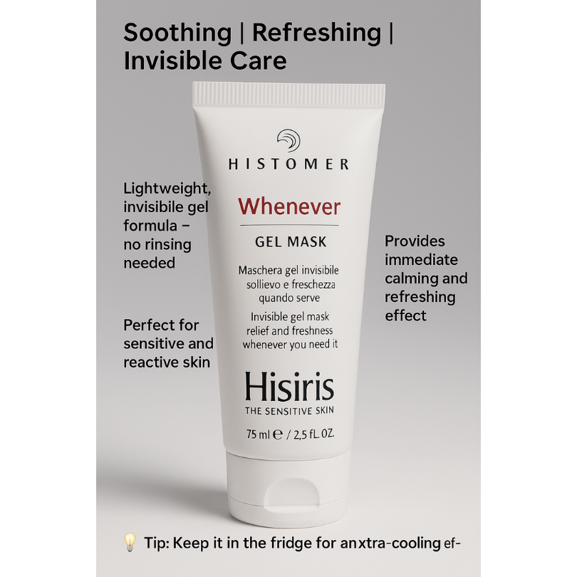 Hisiris Whenever Gel Mask – Soothing Gel Mask for Sensitive Skin | 50ml - E11 Store