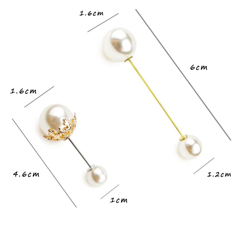 Faux Pearl Brooch Pins For Sweater, Shawl, Clip Dress, Cardigan Collar - E11 Store