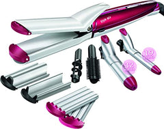 Babyliss Multi Styler 10-In-1 Ceramic Brush, Purple - MS22SDE - E11 Store