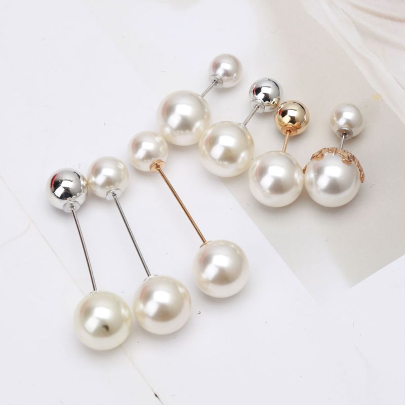 Faux Pearl Brooch Pins For Sweater, Shawl, Clip Dress, Cardigan Collar - E11 Store